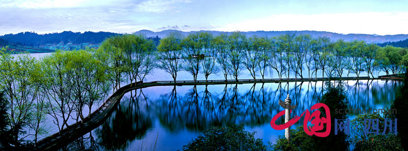 雅安年俗文化——名山县清漪湖风景区