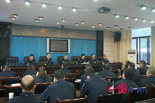 蓬溪交警大队召开动员会加强领导班子和民警思