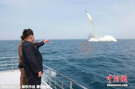 美韩质疑朝导弹非由潜艇发射 现场图有修改嫌疑
