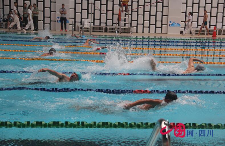 全省消防部隊第一屆體育運動會游泳（救生）比賽在遂寧舉行