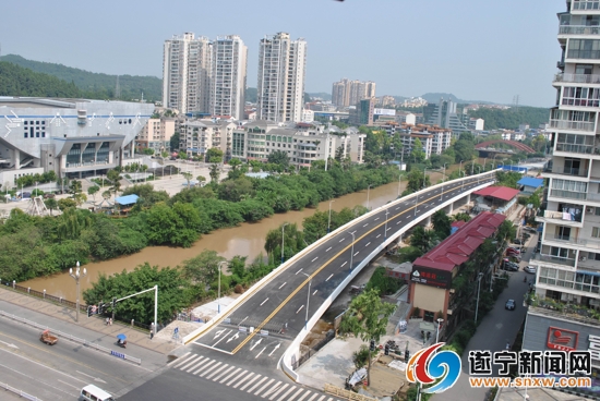 渠河中路北延月底將開放通車