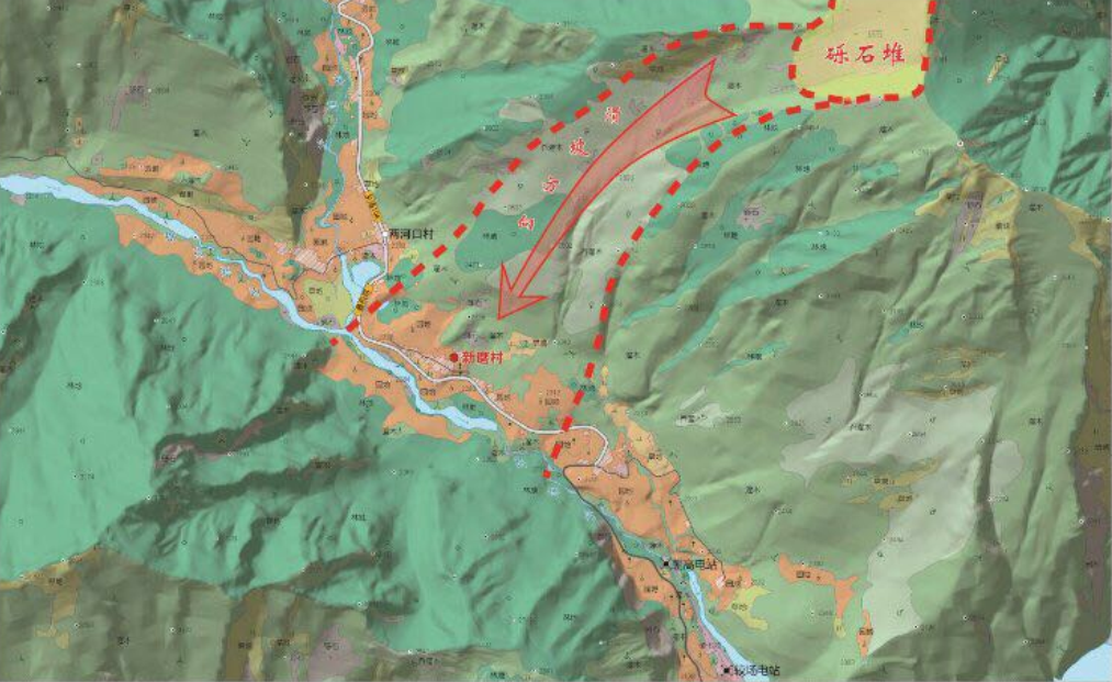 四川省測繪局發佈首張災情地理資訊示意圖