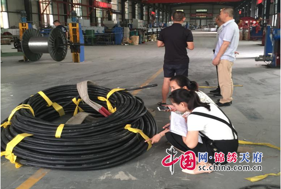 蓬溪县工商质监局开展电线电缆企业专项检查